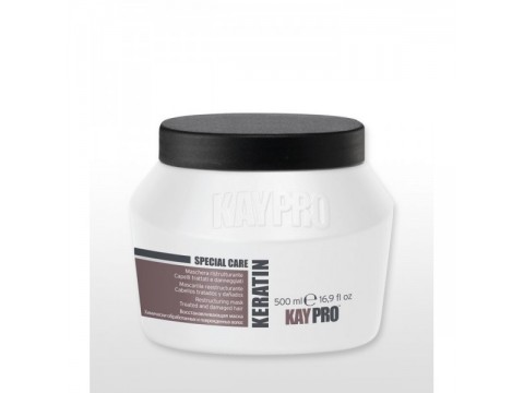 KAY PRO KERATIN kaukė su keratinu pažeistiems plaukams, 500 ml KAY PRO KERATIN kaukė su keratinu pažeistiems plaukams, 500 ml